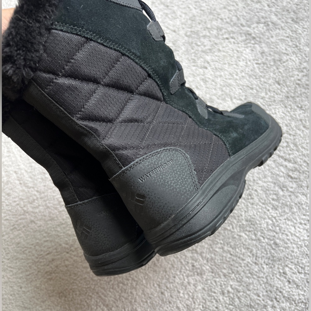 COLUMBIA Ice Maiden Winter Boot Women's Size US 9 Black - Picture 4 of 7